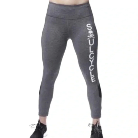 LULULEMON ATHLETICA Soulcycle Women’s Gray Leggings - Picture 1 of 15